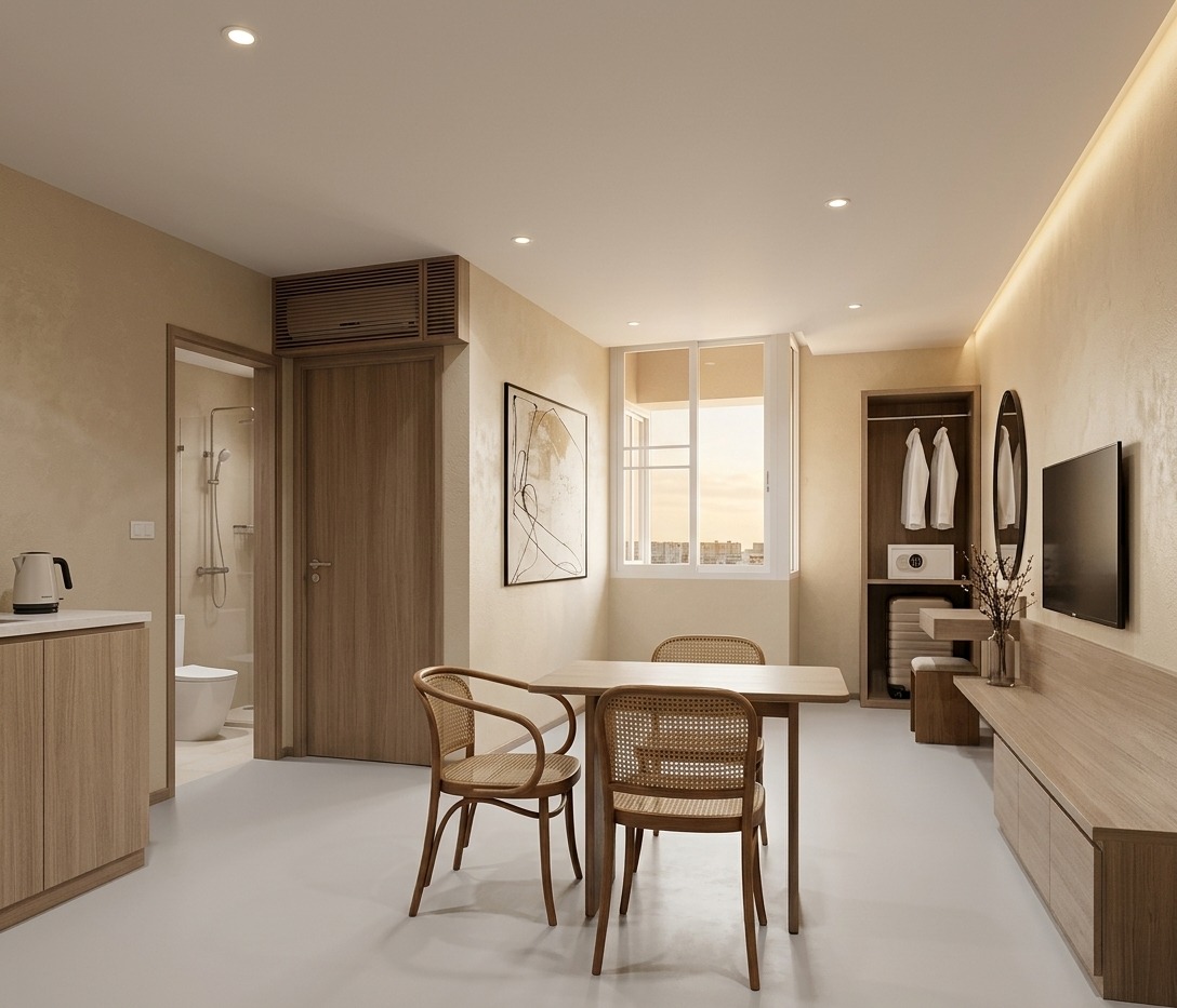 XAYA Urban Ladprao Hotel — Suite, 3D rendering
